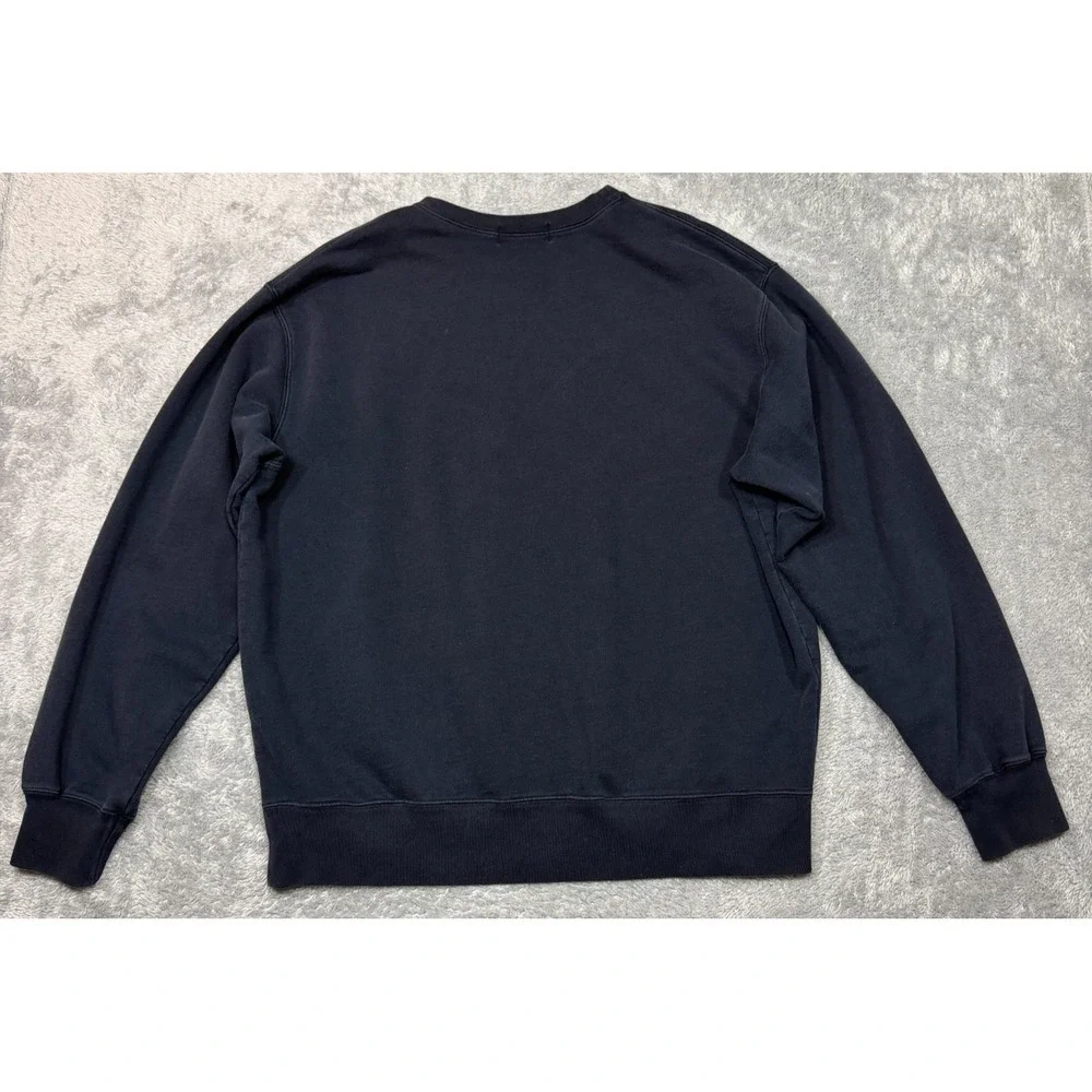 Vintage Y2K Polo Ralph Lauren Crewneck Sweatshirt Navy Blue Red Pony Mens Large